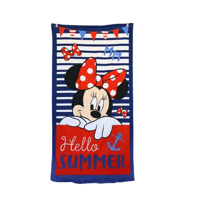 Prosop de plaja, Hello Summer, MM, rosu, 140x70 cm