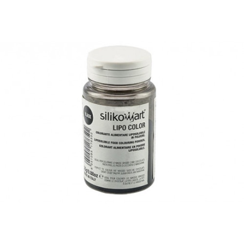 Colorant alimentar pudra, negru, 25 g, Silikomart