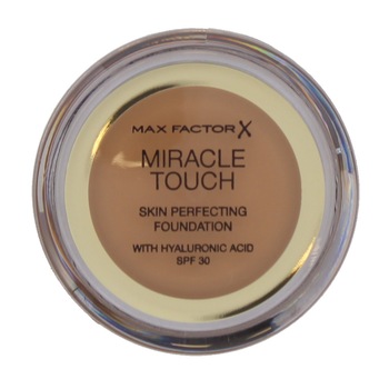 Fond de ten Max Factor Miracle Touch SPF 30, 11.5 g, 083 Golden Tan Fond de ten Max Factor Miracle Touch SPF 30, 11.5 g, 083 Golden Tan