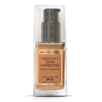 Fond de ten Max Factor Healthy Skin Harmony, Honey Beige 79, SPF 20, 30ml Fond de ten Max Factor Healthy Skin Harmony, Honey Beige 79, SPF 20, 30ml