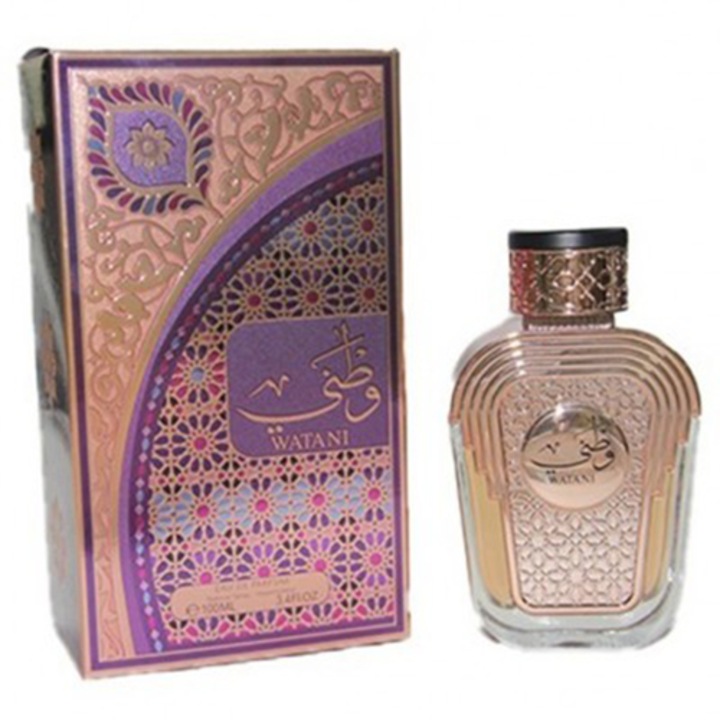 Al Wataniah Watani parfüm víz, unisex, 100 ml, lila