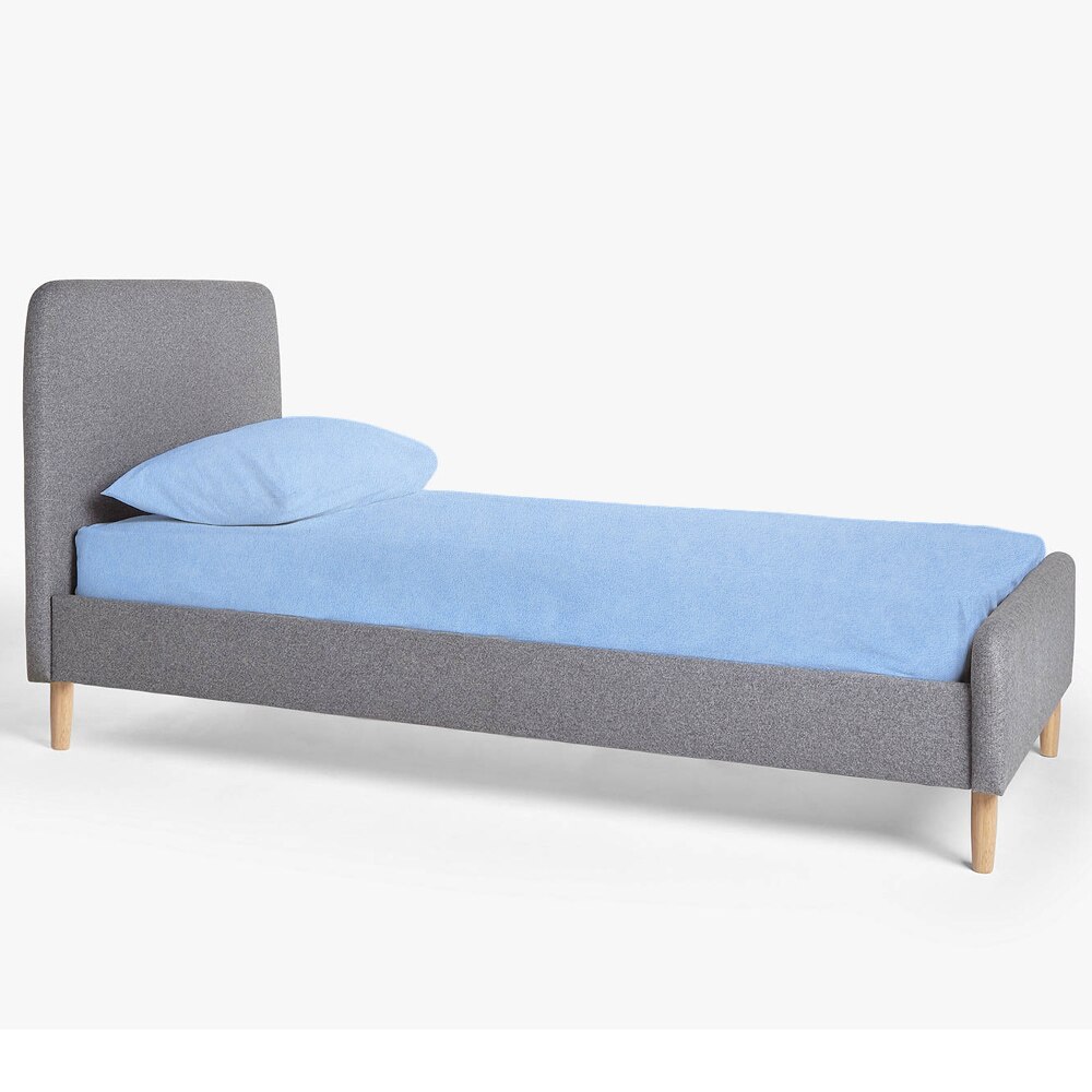 Cearceaf de pat Frotir cu elastic, 70x140 cm, Albastru