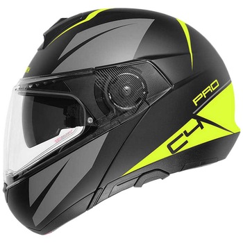 Casca moto, Schuberth, C4 Pro Merak, Captuseala detasabila fara cusaturi, Negru/Verde Casca moto, Schuberth, C4 Pro Merak, Captuseala detasabila fara cusaturi, Negru/Verde