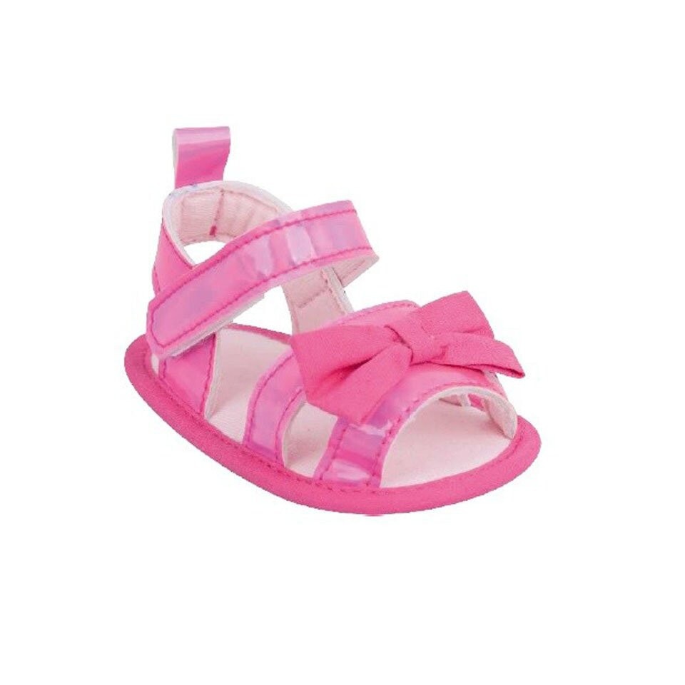 Sandale bebe, roz cu fundita 18-20
