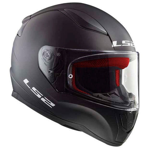 Casca moto, LS2, Rapid Solid, Policarbonat 3D/Polistiren extrudat, Protectie UV, Negru