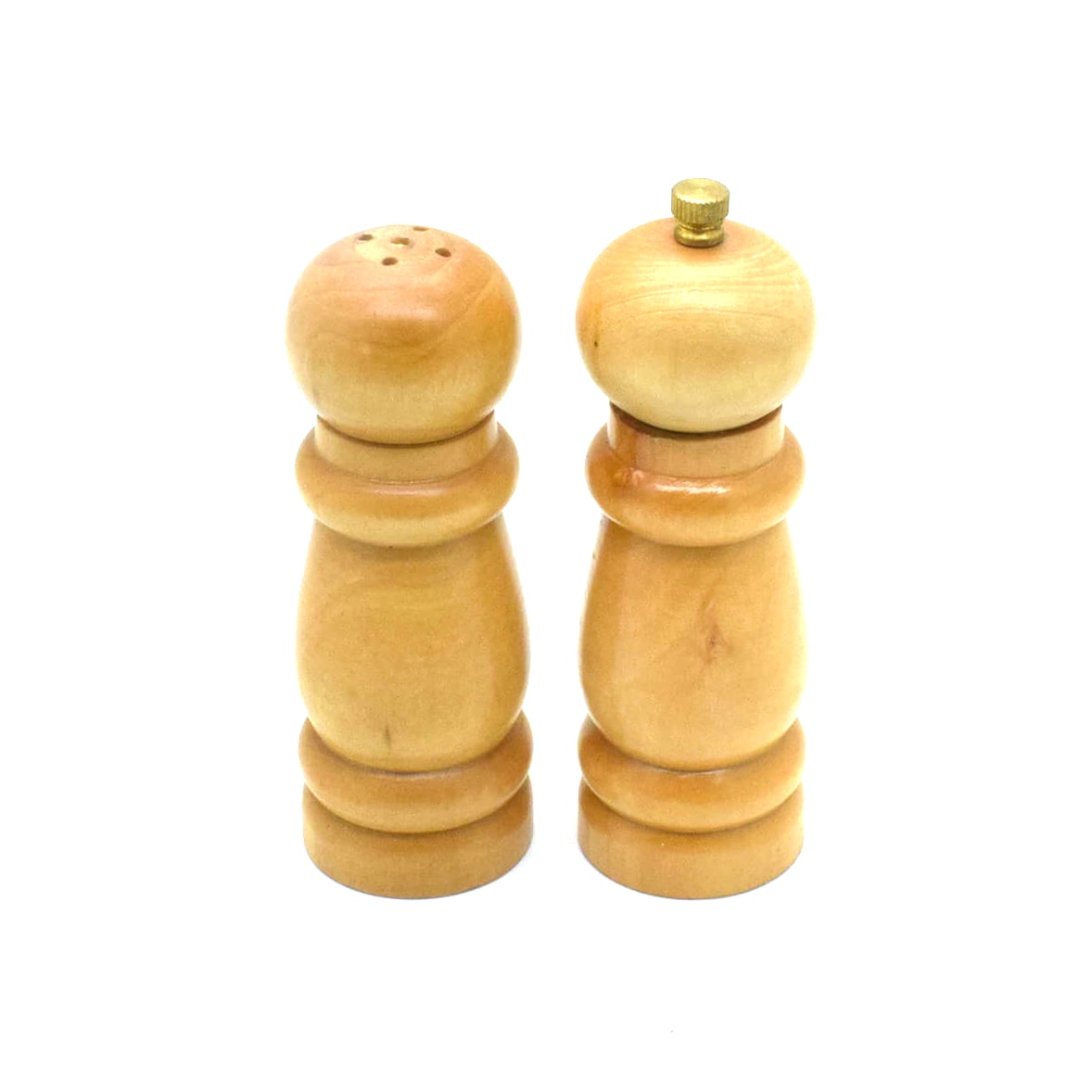 Set 2 rasnite pentru sare si piper, Naimeed D2331, culoare Lemn, 13 cm