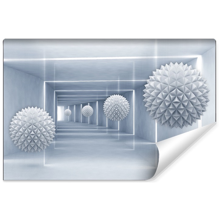 Fototapet Bile 3D in Tunel pentru Bucatarie 368cm x 254cm Creative decor, Efect 3D, Modern design, Decorative, Stil minimalist, Dormitor, Living