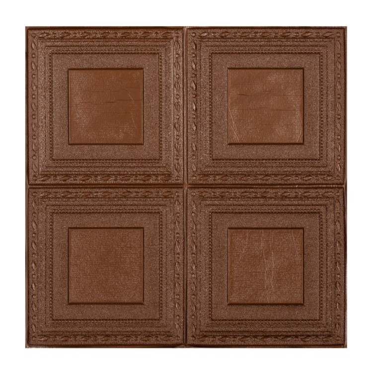 Tapet 3D Autoadeziv , design modern , rezistent la apa , usor de curatat , dimensiuni 70x70cm , model QM07 , maro Selling Depot ®