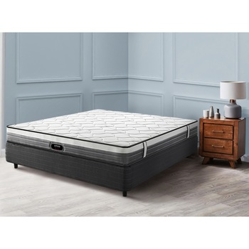 Saltea ortopedica, Kring Comfort, Ergoflex, 120x200x20 cm, arcuri Bonnell si spuma poliuretanica cu memorie 2 cm, fermitate medie Saltea ortopedica, Kring Comfort, Ergoflex, 120x200x20 cm, arcuri Bonnell si spuma poliuretanica cu memorie 2 cm, fermitate medie