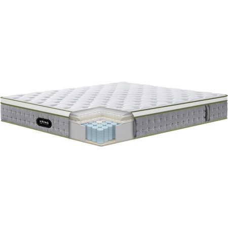 Saltea superortopedica, Kring Luxury , Ambasador, 160x200x32 cm, arcuri impachetate/spuma memory/ latex, fermitate medie