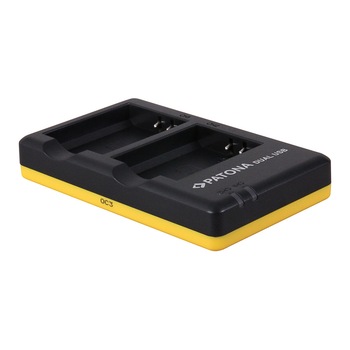 Incarcator PATONA DUAL USB pentru 2 acumulatori Canon LP-E10 LPE10 Incarcator PATONA DUAL USB pentru 2 acumulatori Canon LP-E10 LPE10