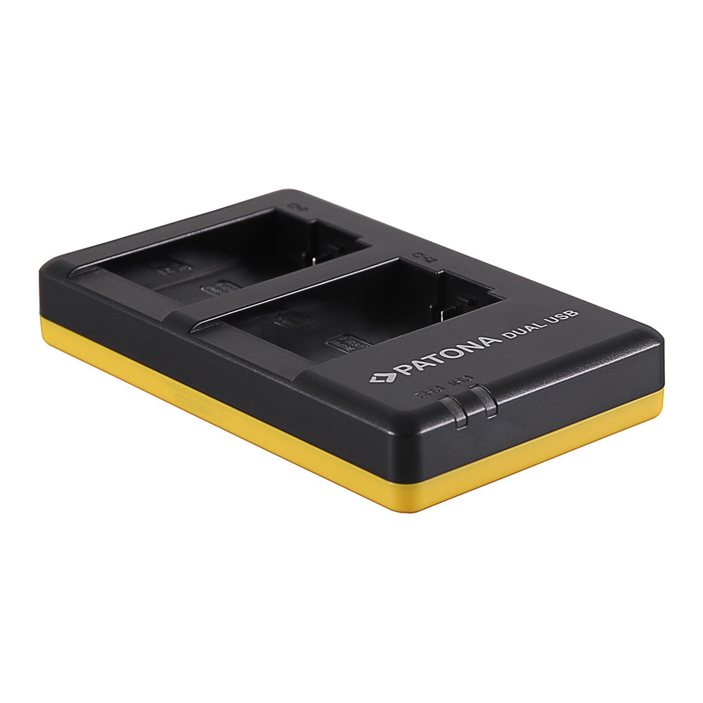 Incarcator PATONA DUAL USB pentru 2 acumulatori Panasonic DMW-BMB9 Leica BP-DC9