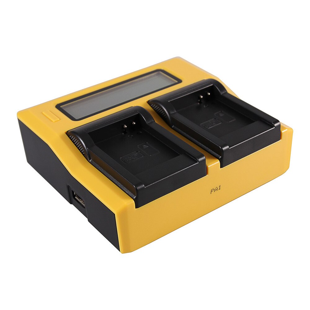 Incarcator PATONA DUAL LCD pentru acumulator Panasonic DMW-BCM13