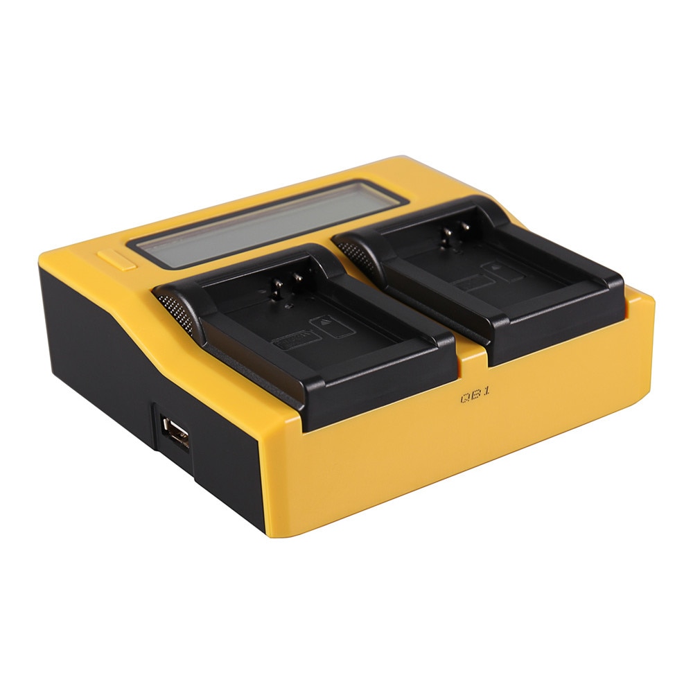 Incarcator PATONA DUAL LCD pentru acumulator Canon NB-10L