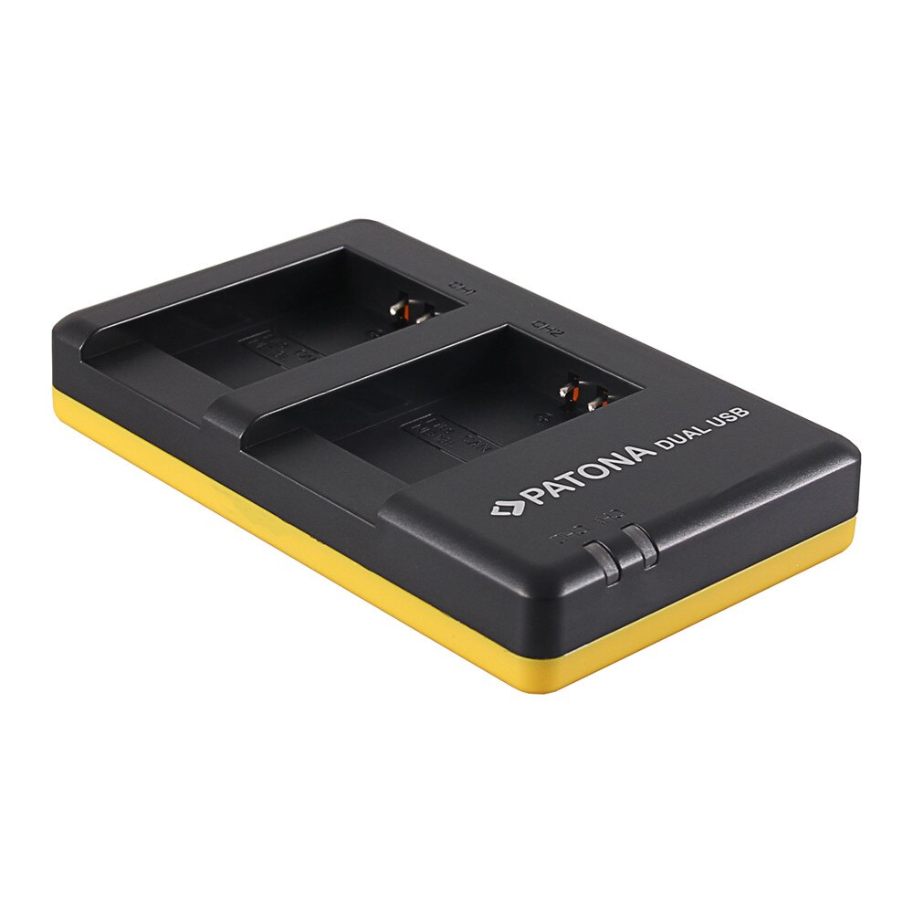 Incarcator PATONA DUAL USB pentru 2 acumulatori Canon NB-13L