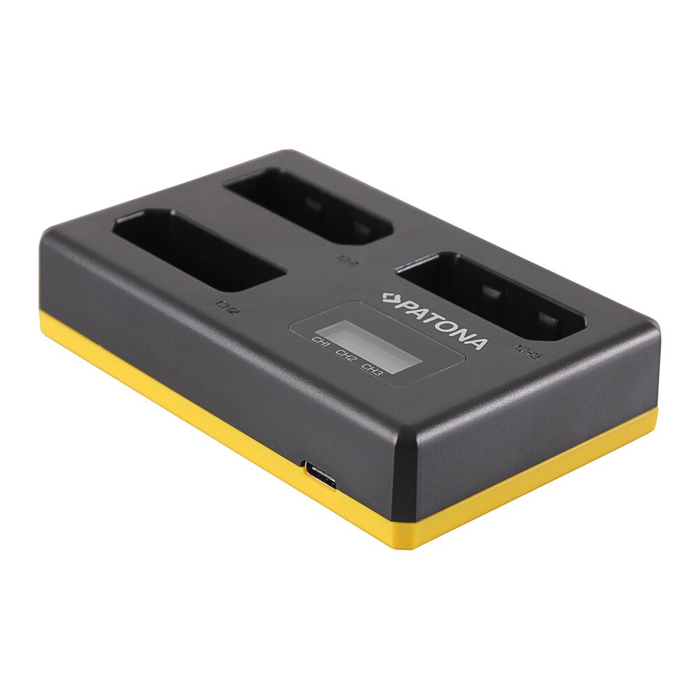 Incarcator triplu PATONA pentru acumulator Nikon EN-EL14