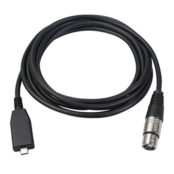 Cablu XLR la USB-C pentru microfon, pian, bas, 3 metri, Negru, BBL2178 Cablu XLR la USB-C pentru microfon, pian, bas, 3 metri, Negru, BBL2178