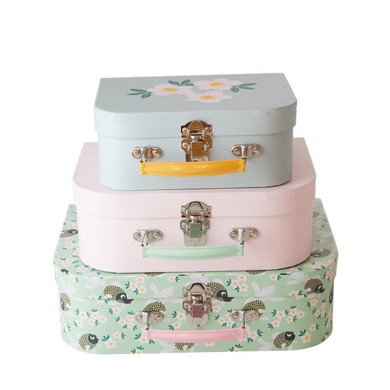 Set 3 cutii depozitare, Rice, Goldfish Print, Multicolor