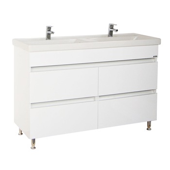 Baza si lavoar Badenmob , seria 288 , 120x81cm , sertare , Alb Baza si lavoar Badenmob , seria 288 , 120x81cm , sertare , Alb