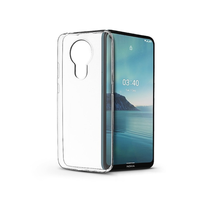 Nokia 3.4 силиконов гръб - Soft Clear - прозрачен