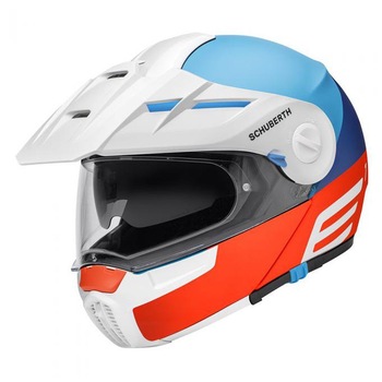 Casca moto, Schuberth E1 Cut, Captuseala detasabila si lavabila, Deschideri pentru circulatia aerului, Multicolor Casca moto, Schuberth E1 Cut, Captuseala detasabila si lavabila, Deschideri pentru circulatia aerului, Multicolor