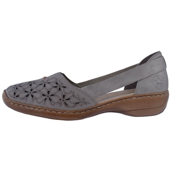 Pantofi dama, din piele naturala, Rieker, 41356-64-46-21-22, caffe, Caffe Pantofi dama, din piele naturala, Rieker, 41356-64-46-21-22, caffe, Caffe