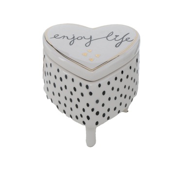 Cutiuta decorativa Vilho, Boltze, inimioara, multicolor Cutiuta decorativa Vilho, Boltze, inimioara, multicolor