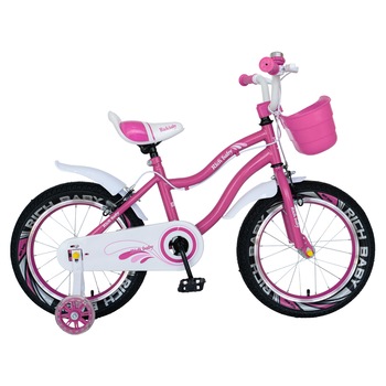 Bicicleta copii 4/6 ani Kids BMX Princess JSX1604, roti 16 Bicicleta copii 4/6 ani Kids BMX Princess JSX1604, roti 16
