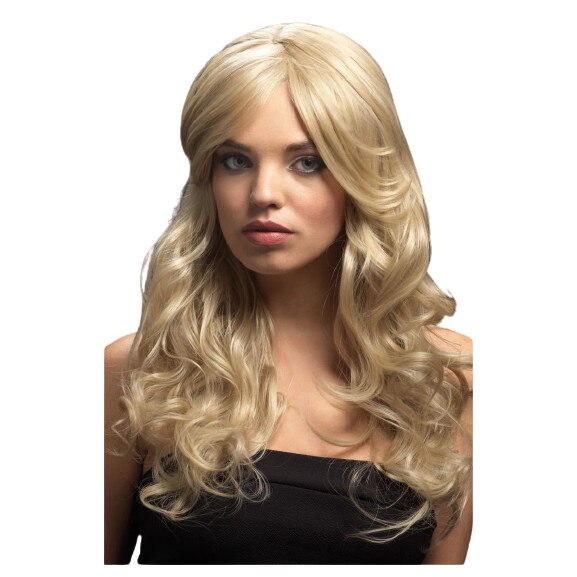 Peruca de luxe Nicole blond inchis, Smiffy - eMAG.ro