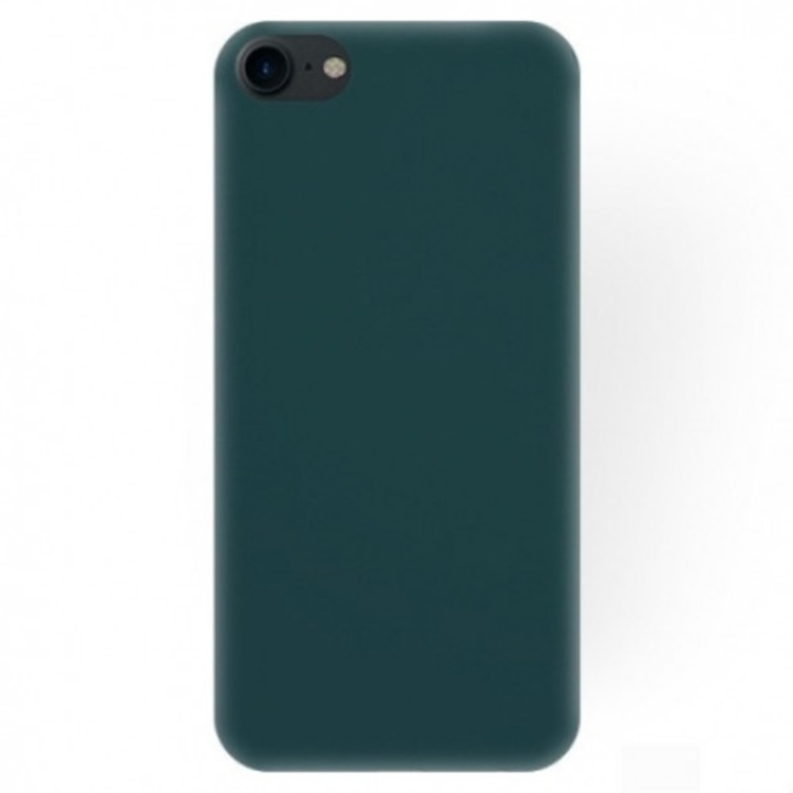 Husa silicon pentru iPhone 7 / 8, SE 2020, Dark Green