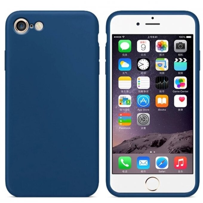 Husa silicon pentru iPhone 7 / 8, SE 2020, Blue