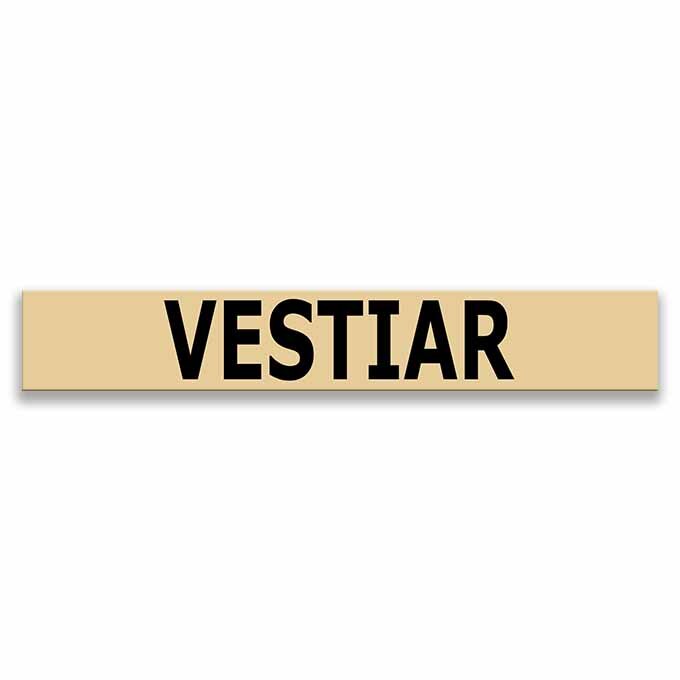Placuta usa - Vestiar 5 x 30 cm