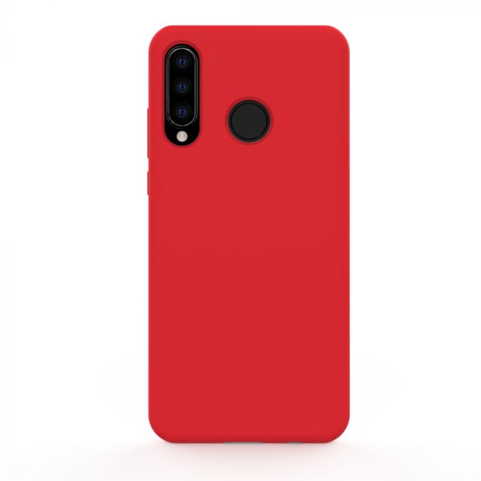 Husa Silicon lichid pentru Huawei P30 Lite -Red