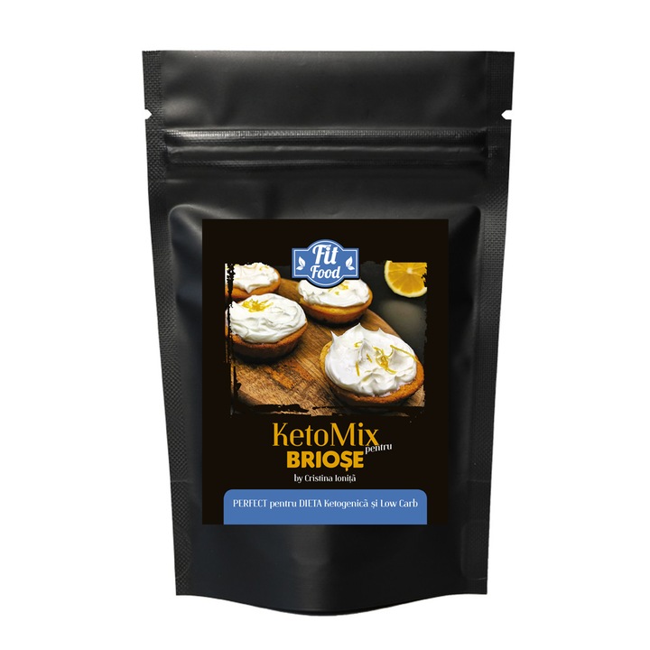 KetoMix Low Carb pentru Briose, fara zahar, Fit Food, 260g