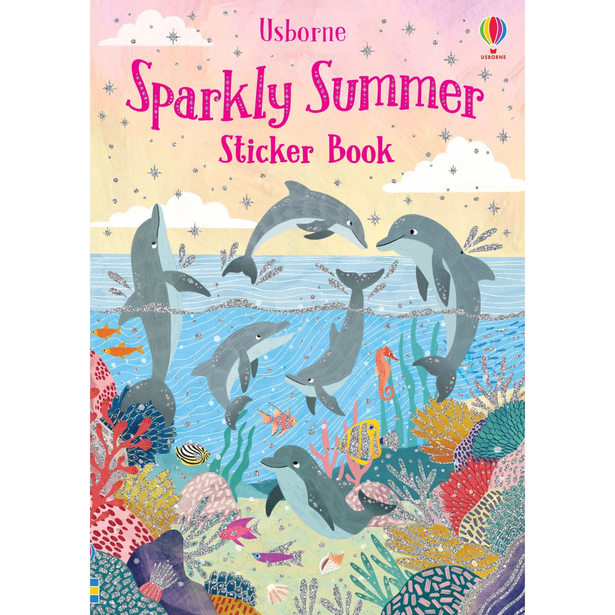 Sparkly Sticker Book Summer, Usborne, 3+