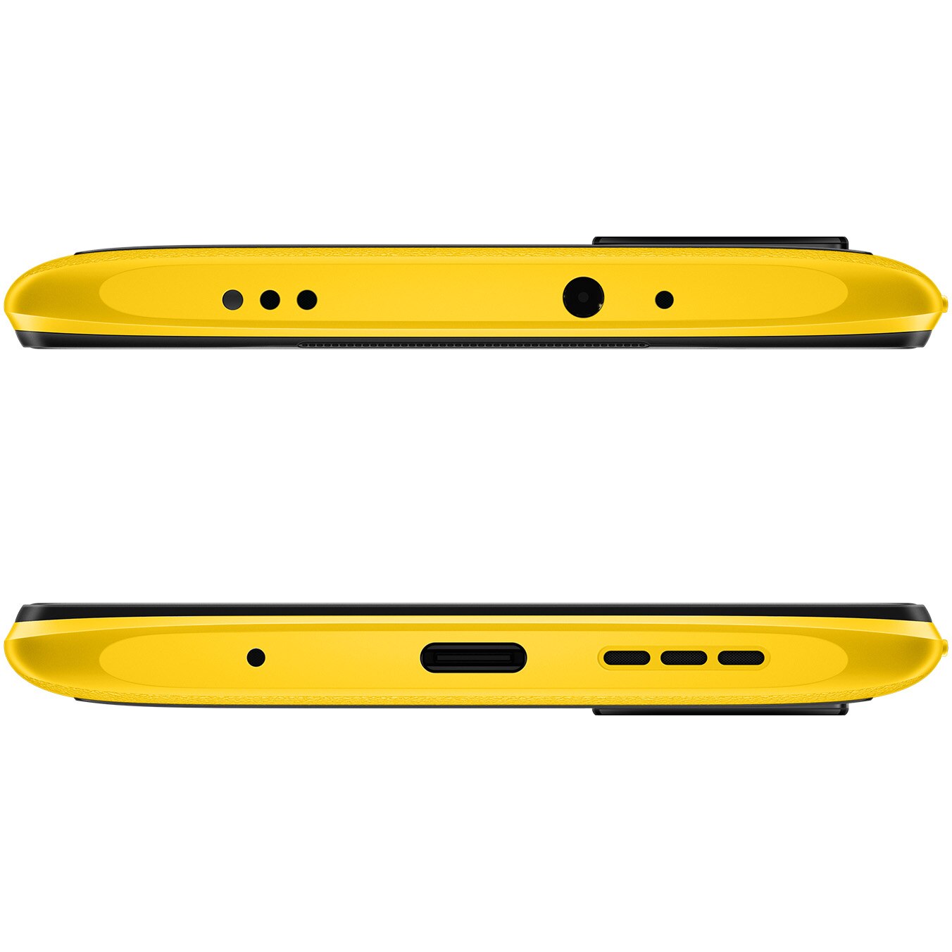 Смартфон POCO M3, Dual SIM, 128GB, 4GB RAM, 4G, Yellow - eMAG.bg