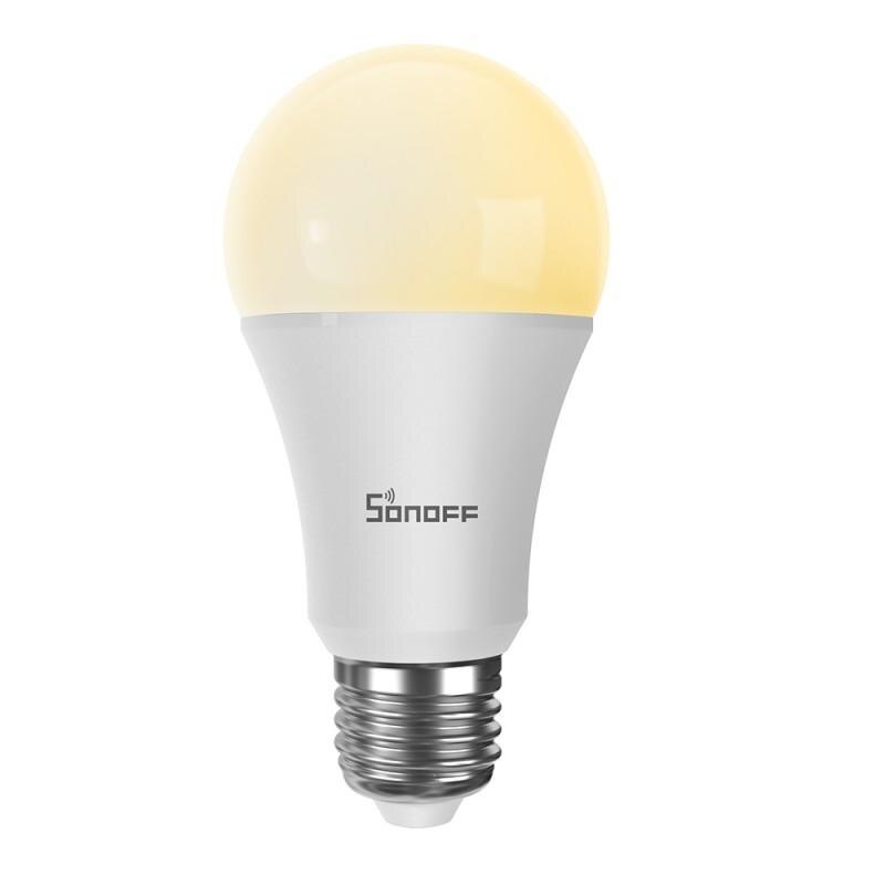 Bec Smart LED Sonoff B02-B-A60, Control vocal, 9W, E27, 806lm, WiFi, Alb