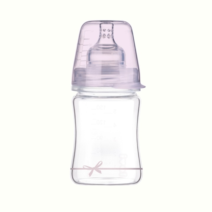 Biberon Sticla Diamond Glass 150 ml, Lovi, Baby Shower - 74/104girl