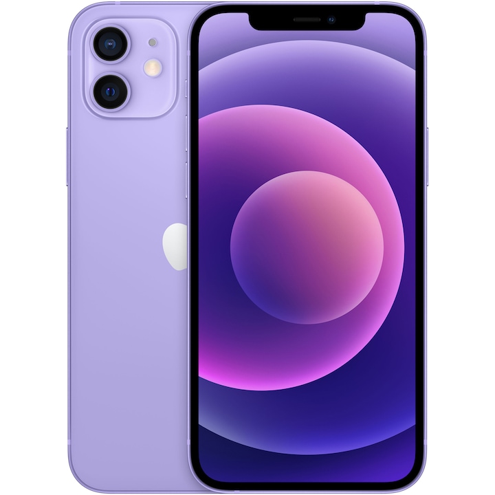 Telefon mobil Apple iPhone 12, 128GB, 5G, Purple