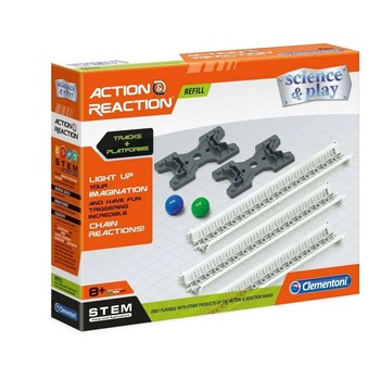 Set Joc de actiune si reactie component 2, Clementoni, multicolor, + 8 ani Set Joc de actiune si reactie component 2, Clementoni, multicolor, + 8 ani