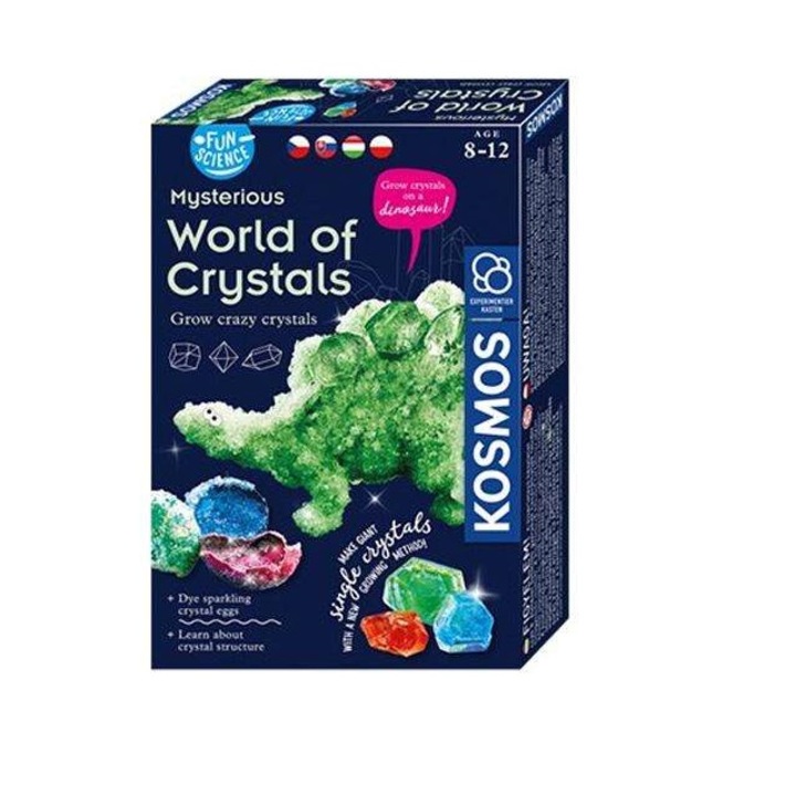 Set Joc experimental cu cristale Kosmos Mysterious World of Crystals, Piatnik, multicolor, + 8 ani