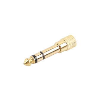 Adaptor Mini Jack 3.5 mm la Jack 6.3 mm, din alama, Bibilel, Gold, BBL2160 Adaptor Mini Jack 3.5 mm la Jack 6.3 mm, din alama, Bibilel, Gold, BBL2160