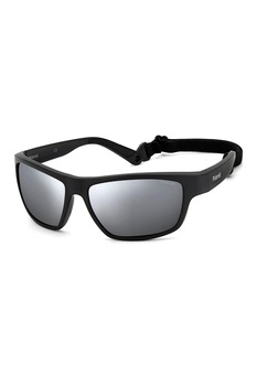 Polaroid, Ochelari de soare dreptunghiulari unisex polarizati, Gri/negru, 60-16-140 Standard Polaroid, Ochelari de soare dreptunghiulari unisex polarizati, Gri/negru, 60-16-140 Standard