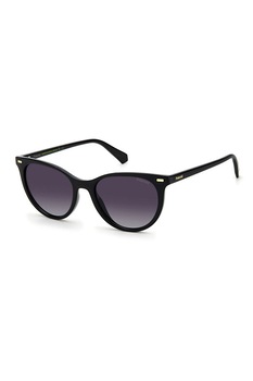 Polaroid, Ochelari de soare cat-eye polarizati cu lentile in degrade, Negru, 52-18-145 Standard Polaroid, Ochelari de soare cat-eye polarizati cu lentile in degrade, Negru, 52-18-145 Standard