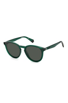 Polaroid, Ochelari de soare rotunzi unisex, Verde forest/Negru, 59-17-140 Standard Polaroid, Ochelari de soare rotunzi unisex, Verde forest/Negru, 59-17-140 Standard