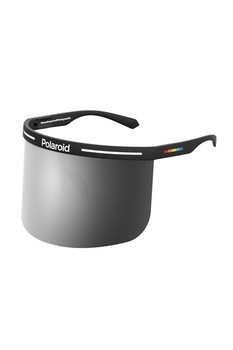 Polaroid, Ochelari de soare unisex supradimensionati polarizati, Gri, 99-01-130 Standard Polaroid, Ochelari de soare unisex supradimensionati polarizati, Gri, 99-01-130 Standard