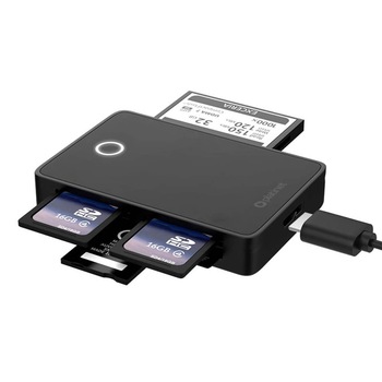 Cititor de carduri SD, microSD, CF, XD si MS cu USB 3.0, Platinet Card Reader All In One USB 3.0 PMCRALLIN1, negru Cititor de carduri SD, microSD, CF, XD si MS cu USB 3.0, Platinet Card Reader All In One USB 3.0 PMCRALLIN1, negru