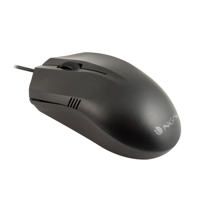 Мишка NGS Easy Betta, 1000dpi, USB, Черен