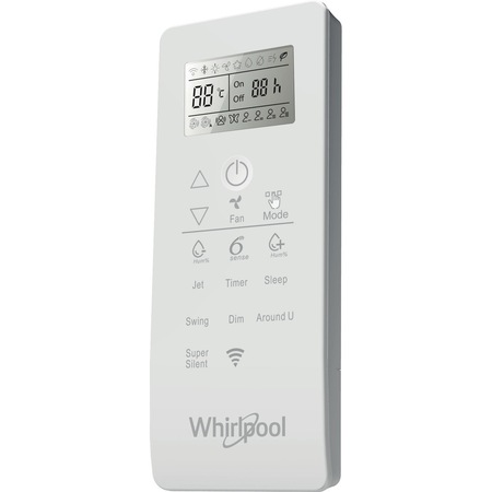Aparat de aer conditionat Whirlpool SPIW324A2WF, 24000 BTU, Clasa A++, Functie incalzire, Control Wi-Fi, 6Th Sense, Filtru HEPA + Catechin, Control umiditate, R32