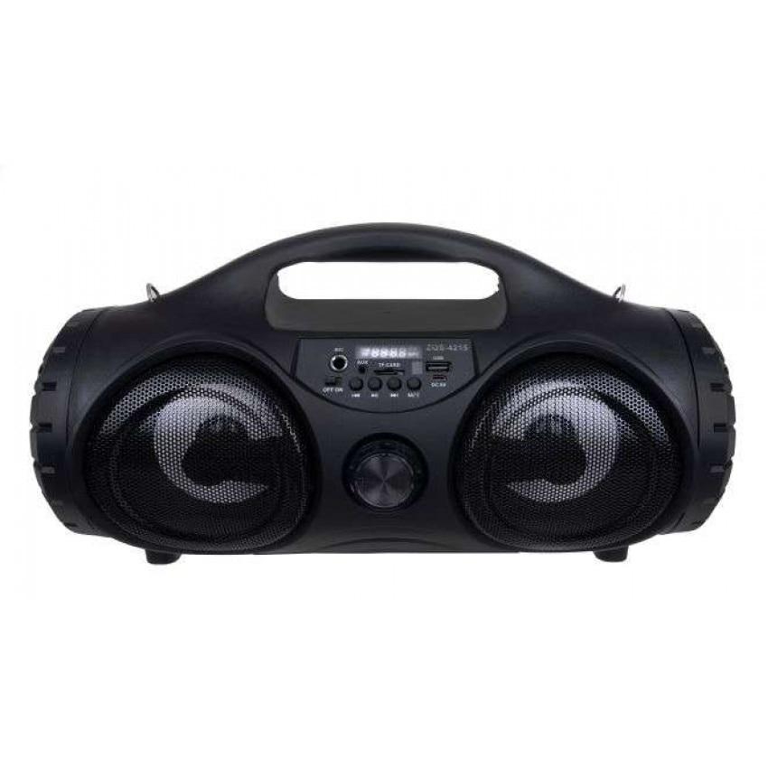 Boxa portabila, Zola®, Wireless-Bluetooth, radioFM si microfon, lumini, telecomanda, dimensiuni 16x39x21cm, greutate 1.26 kg